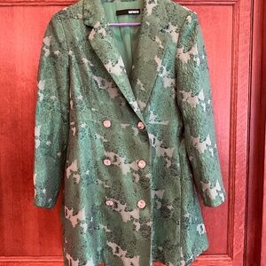 Rotate Green Blazer Mini Dress